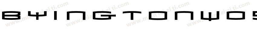 ByingtonW05-Bold Reg字体转换